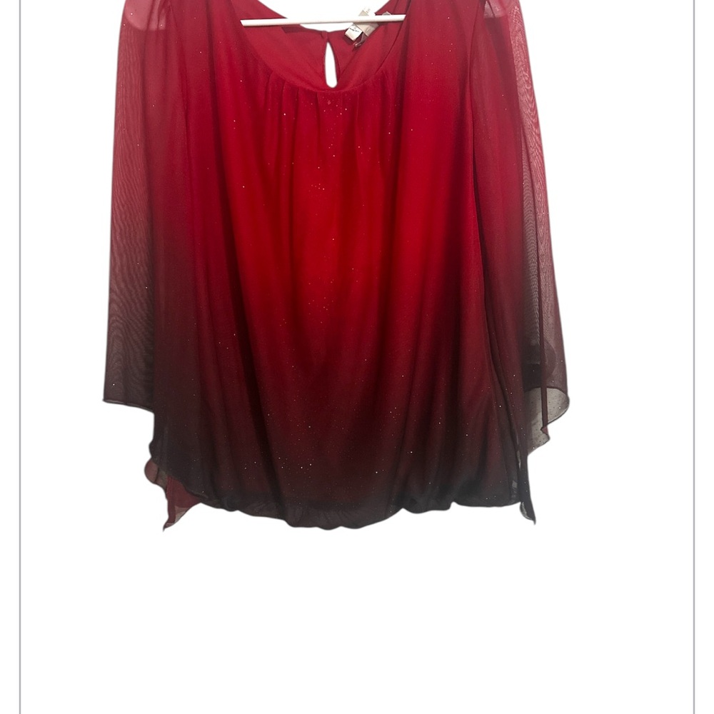 Elegant Red Women's Top